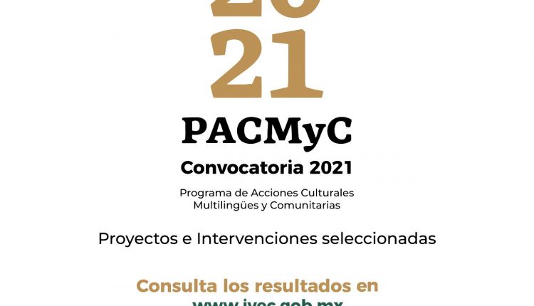 RESULTADOS CONVOCATORIA PACMyC 2021